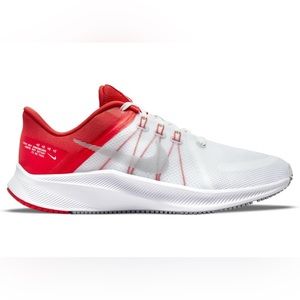 Nike Quest 4 White/Chile Red